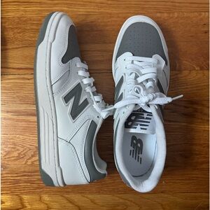 New balance 480 sneaker in white/grey